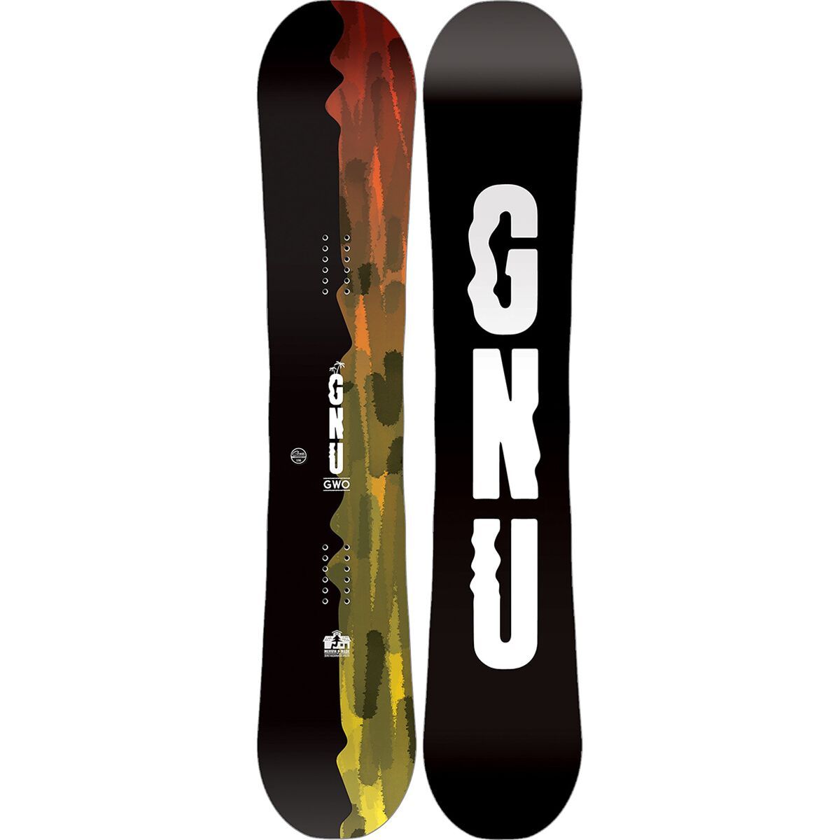 Gnu GWO Snowboard - 2025 One Color, 153cm