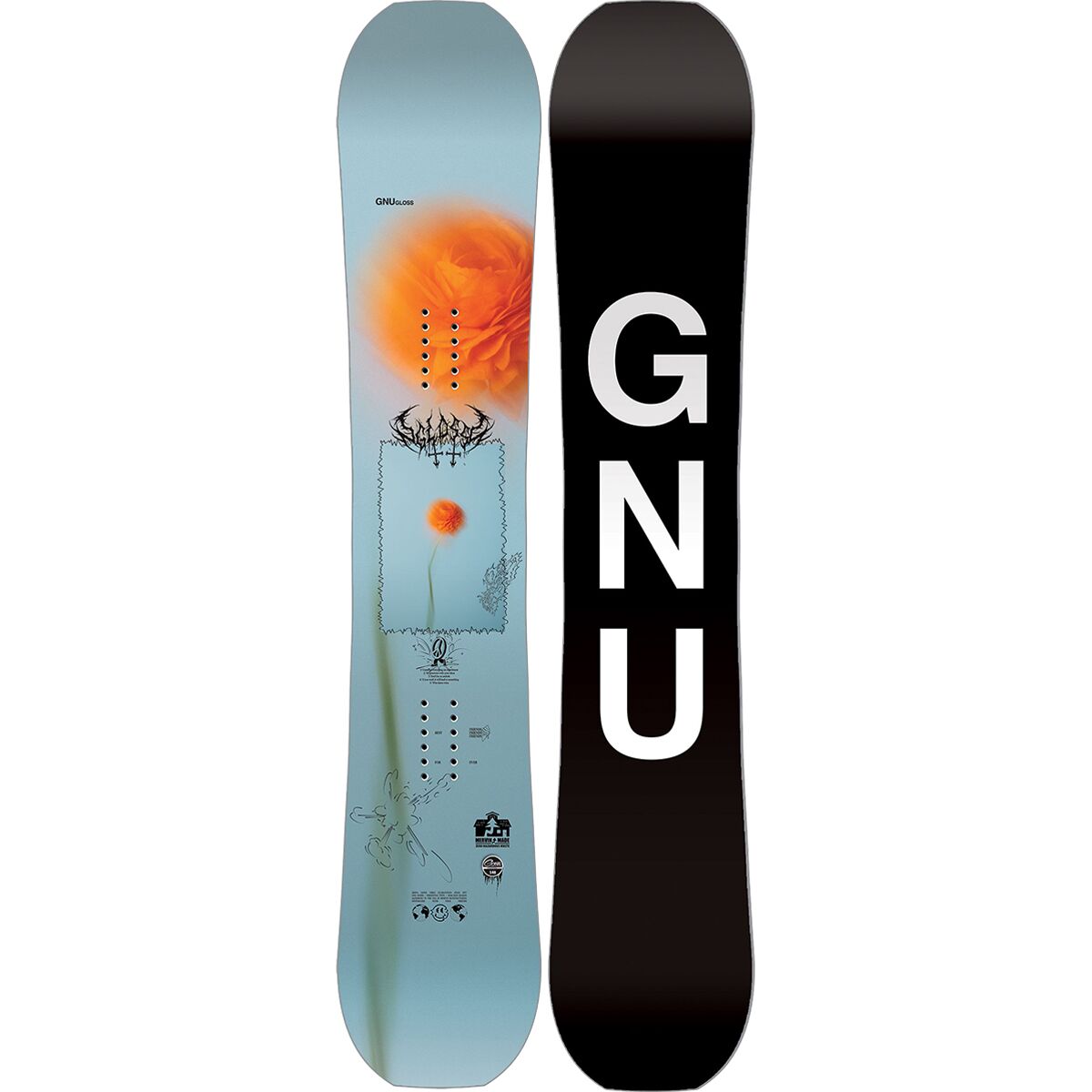 Gnu Gnu Gloss Snowboard - 2025 - Women's One Color, 136cm
