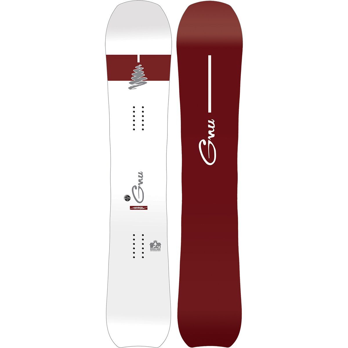 Gnu Hyper Snowboard - 2025 One Color, 157cm