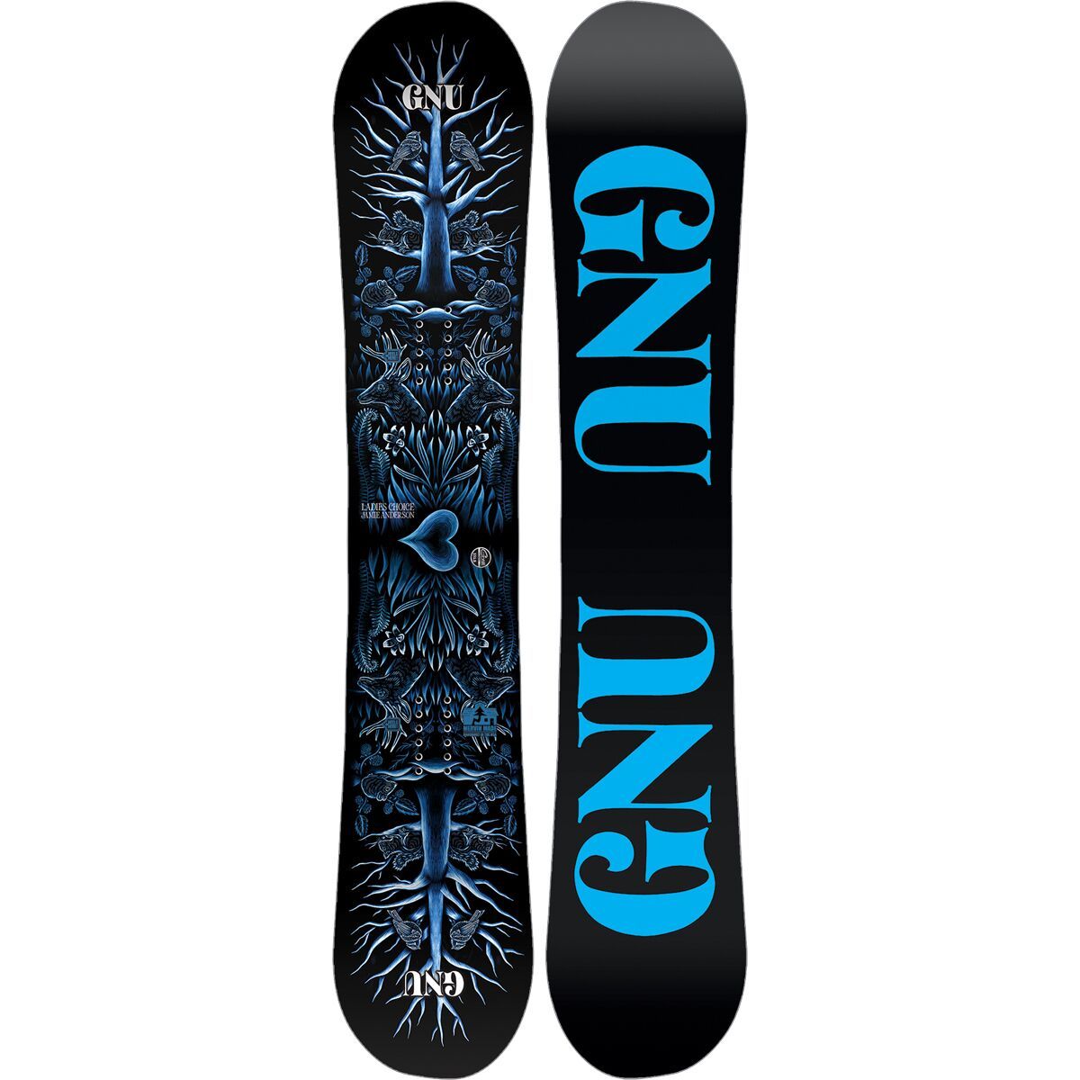 Gnu Ladies Choice Snowboard - 2025 - Women's One Color, 139.5cm