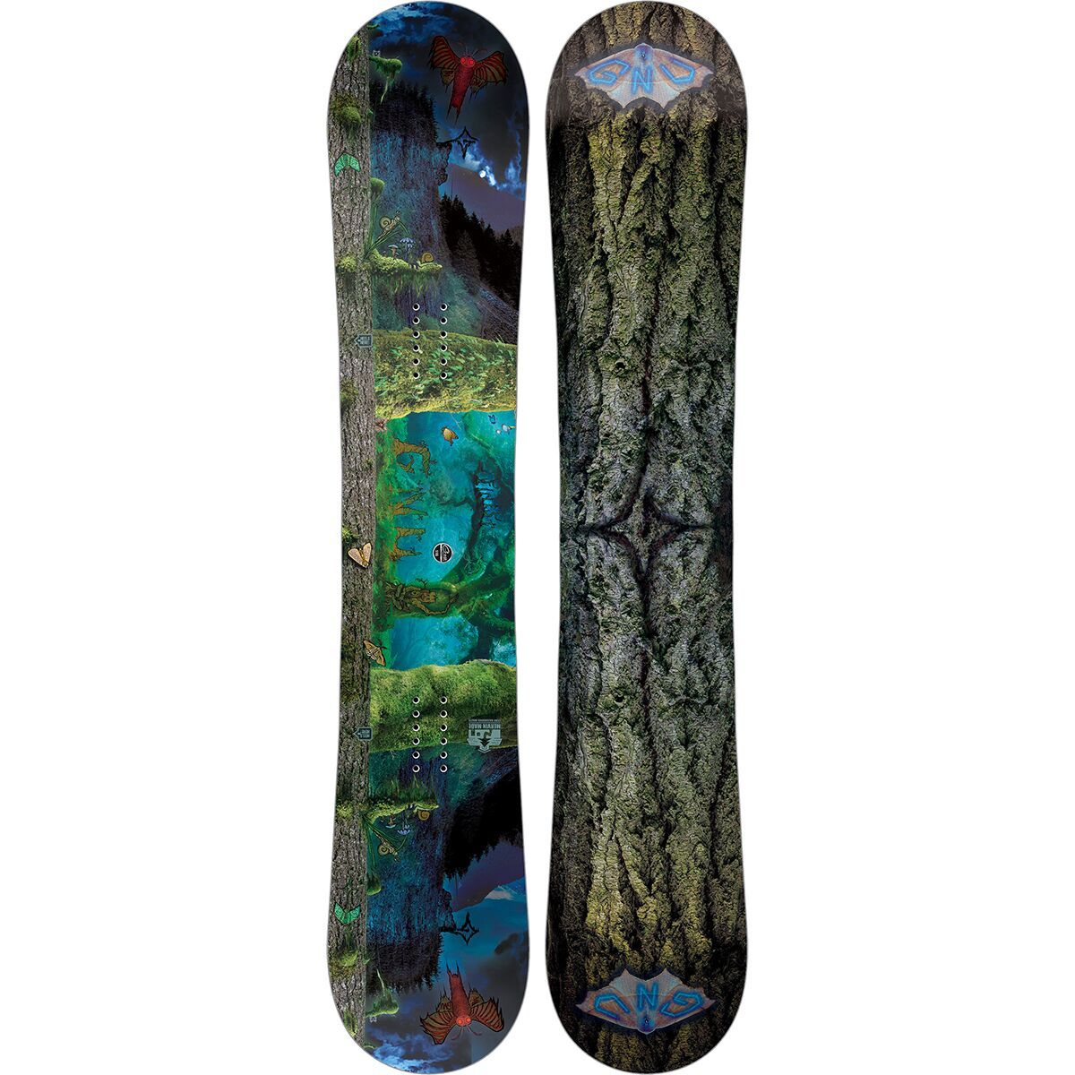 Image of Gnu Finest Snowboard - 2026 One Color, 154cm