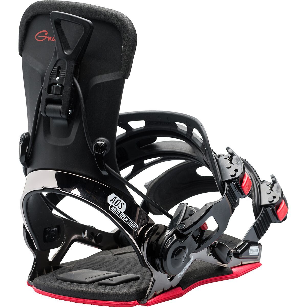 Image of Gnu Freedom Snowboard Binding - 2026 Black, M