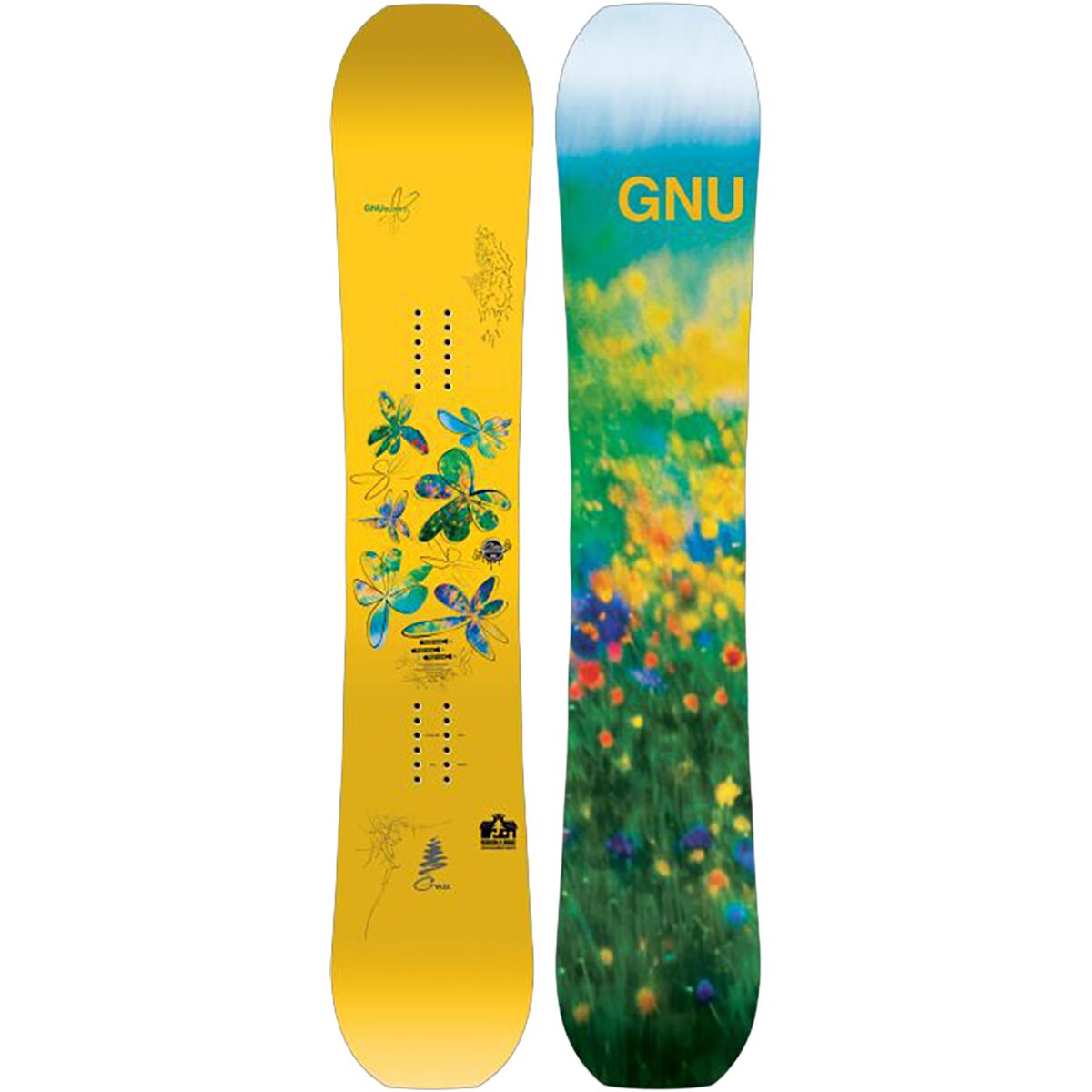 Image of Gnu Gloss C Snowboard - 2026 - Women's One Color, 136cm