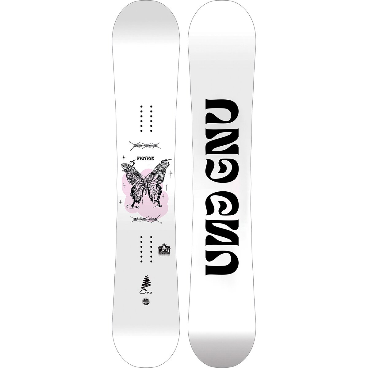 Image of Gnu Fiction Snowboard - 2027 - Women's One Color, 148cm