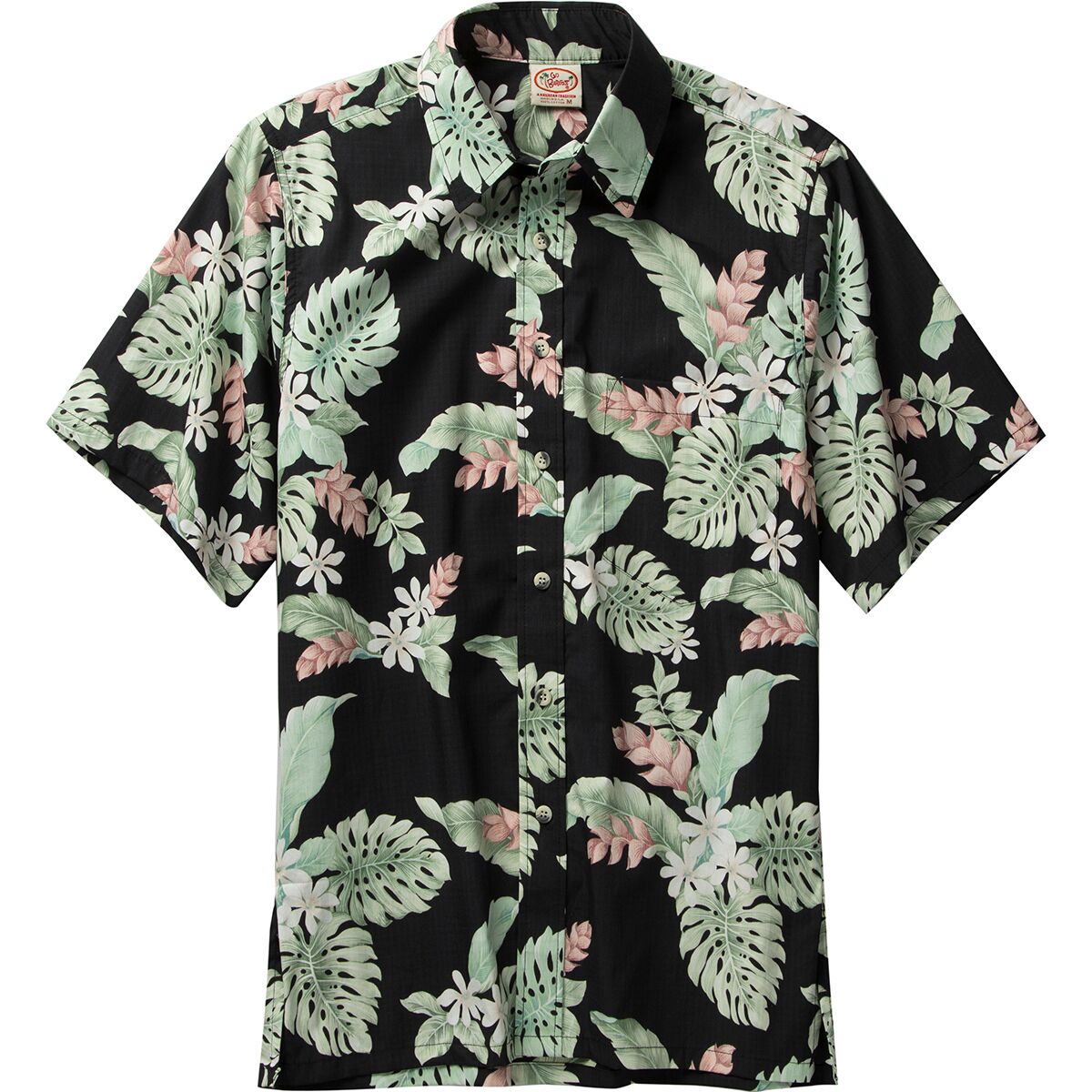 Go Barefoot Tiare Garden Reverse Cotton Shirt - Men's