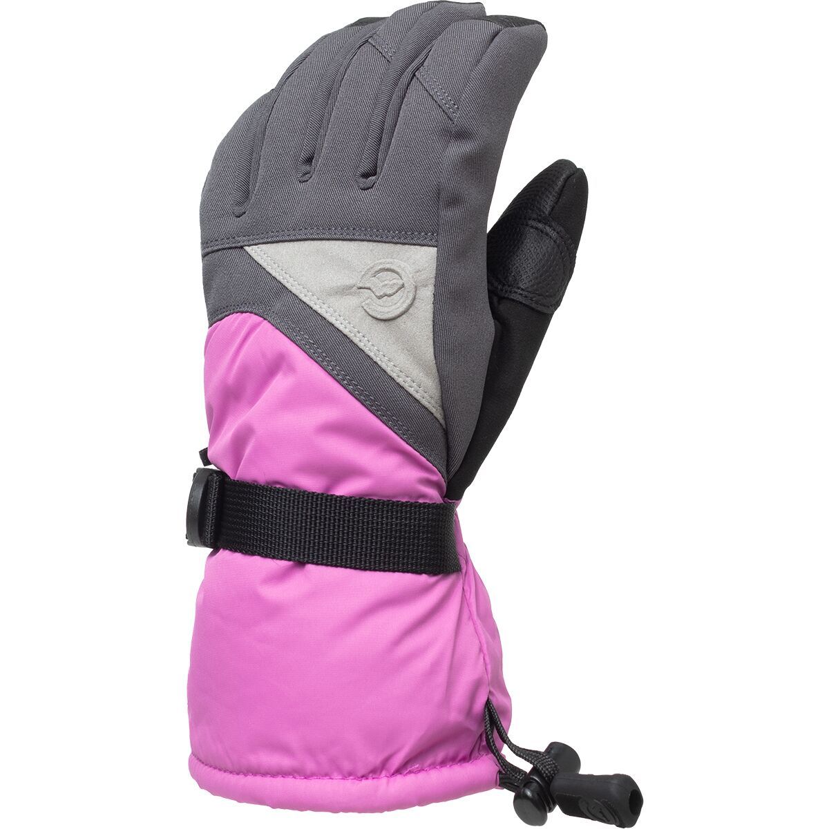 Gordini Stomp III Glove - Kids' Gunmetal/Super Pink, XS