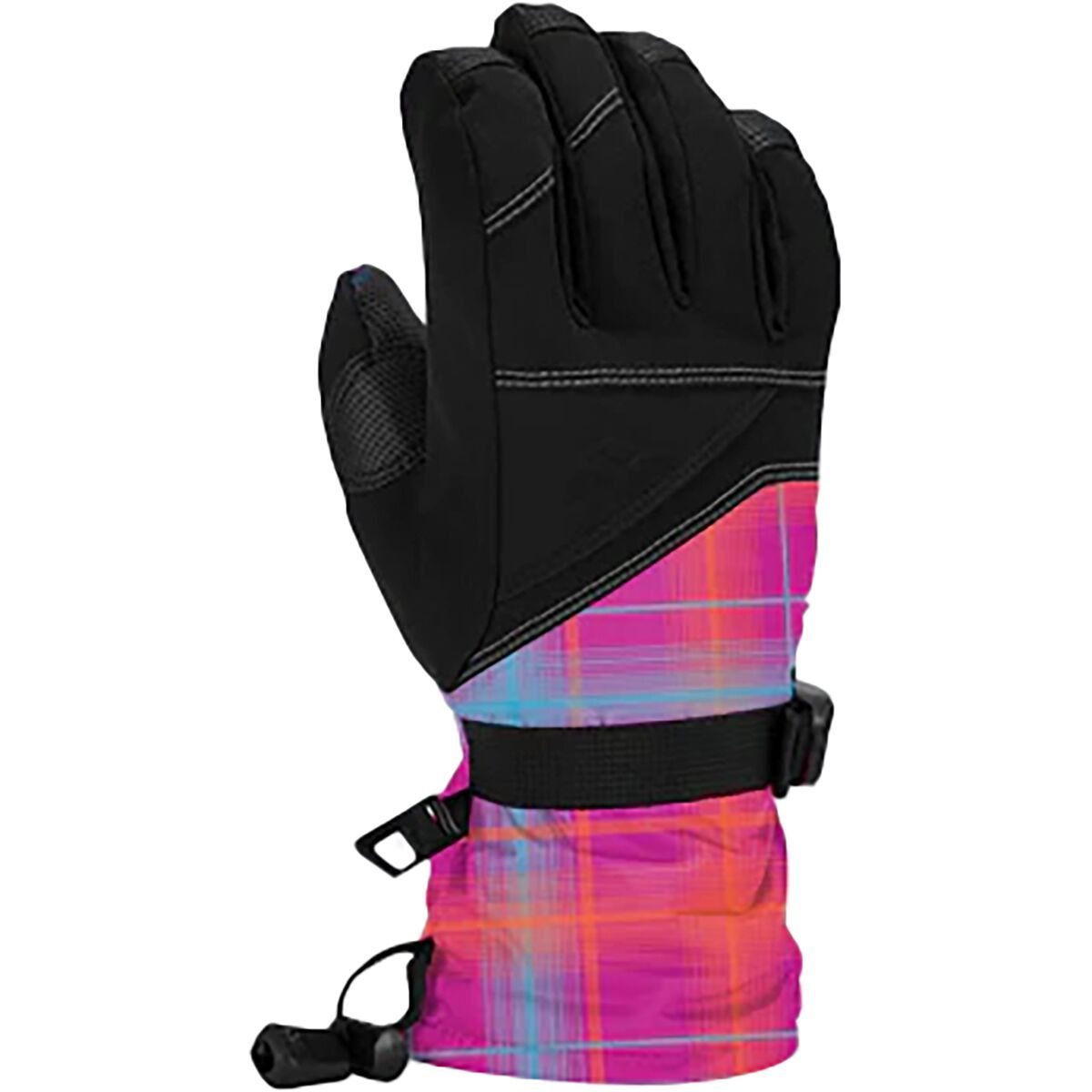 Gordini Stomp III Glove - Kids' Pink Plaid, M