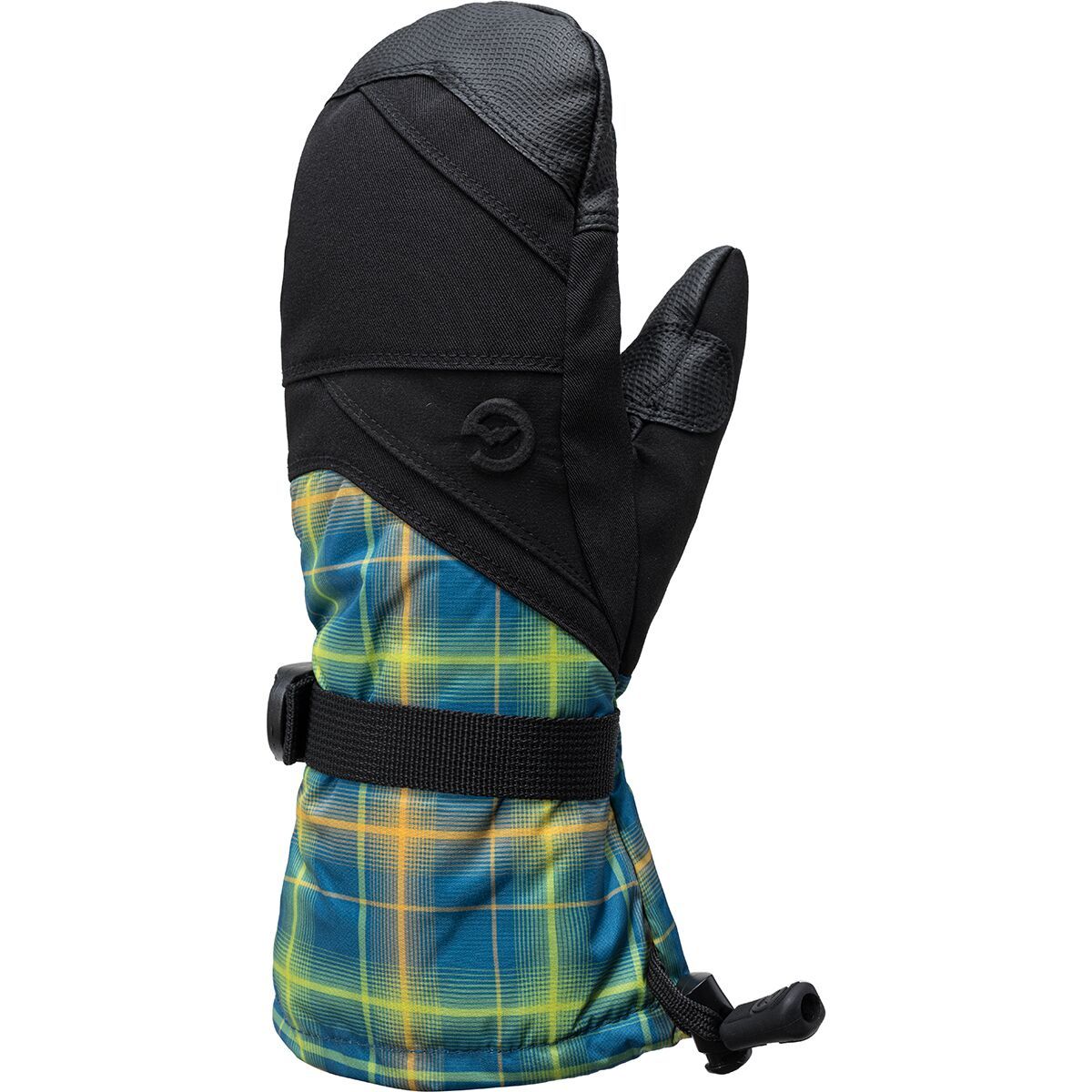Gordini Stomp III Mitten - Kids' Blue Plaid, XL