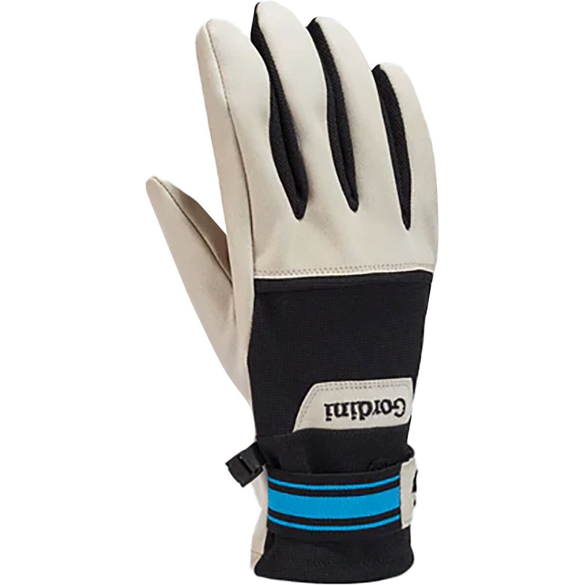 Gordini Spring Glove - Men's Black Light Grey, S