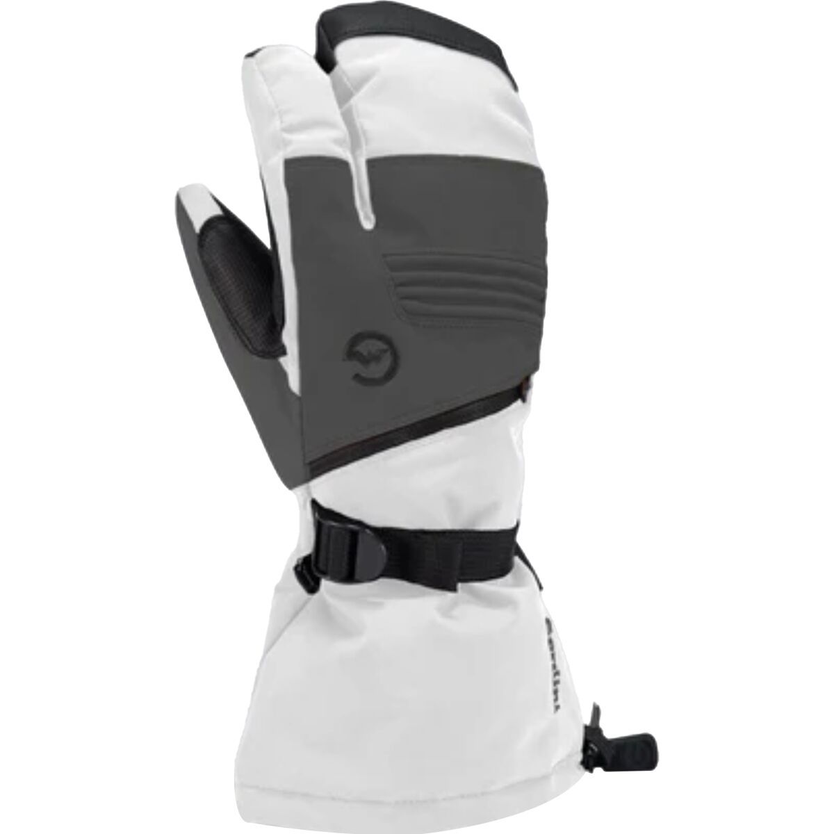 Gordini GTX Storm 3-Finger Mitten - Women's White Grey, M