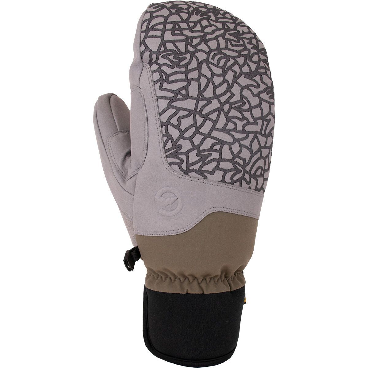 Image of Gordini MTN Crew Artist Mitten - Men's Grey Army LB, M