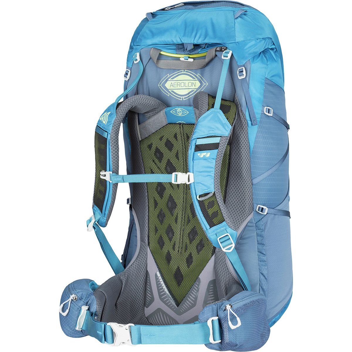 Gregory Maven 65L Backpack Blue Womens XS/S Internal Frame Hiking Pack Raincover Gregory Maven 65L Backpack - Women main image 3