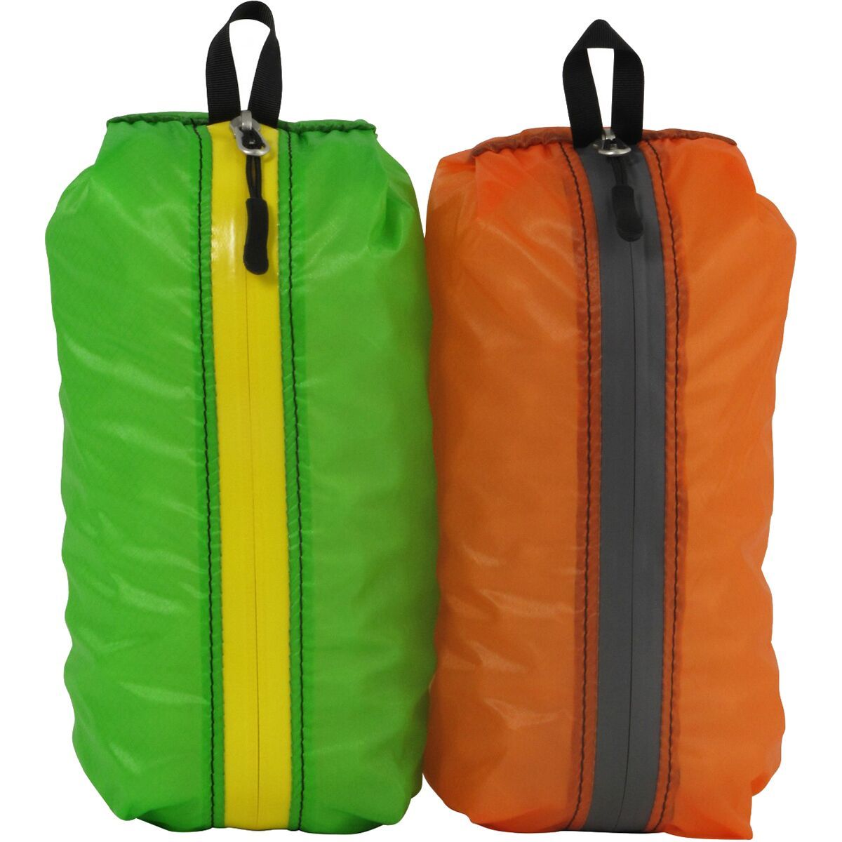 Image of Granite Gear Air Zippditty Stuffsack - 2 Pack Orange/Gray & Green/Yellow, 2.4L