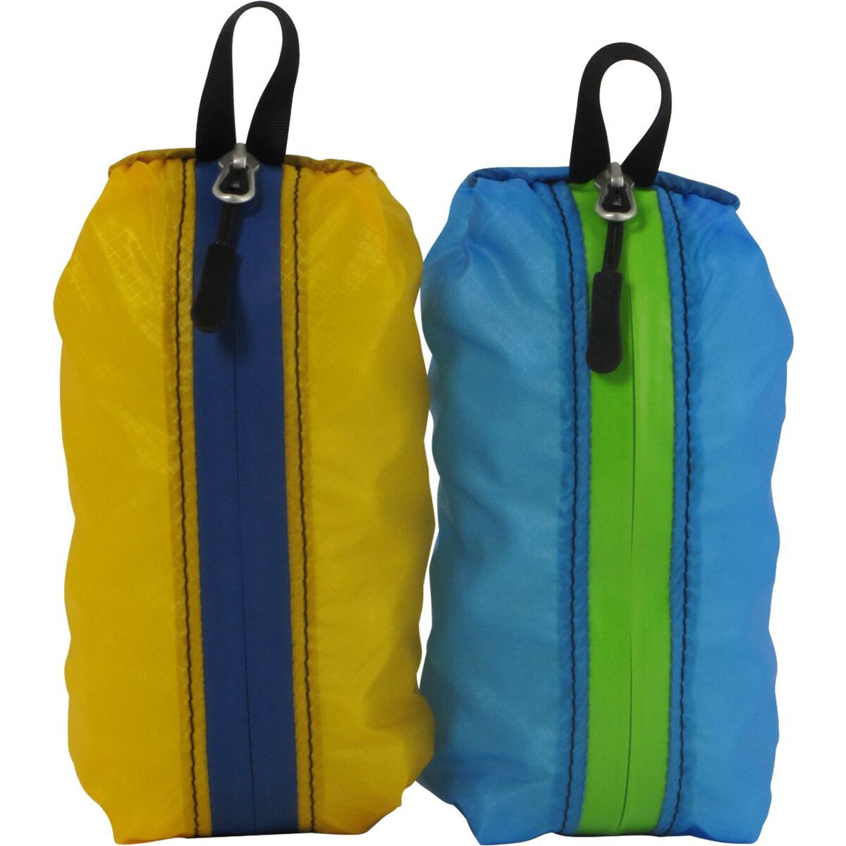 Image of Granite Gear Air Zippditty Stuffsack - 2 Pack Yellow/Blue & Blue/Green, 1L