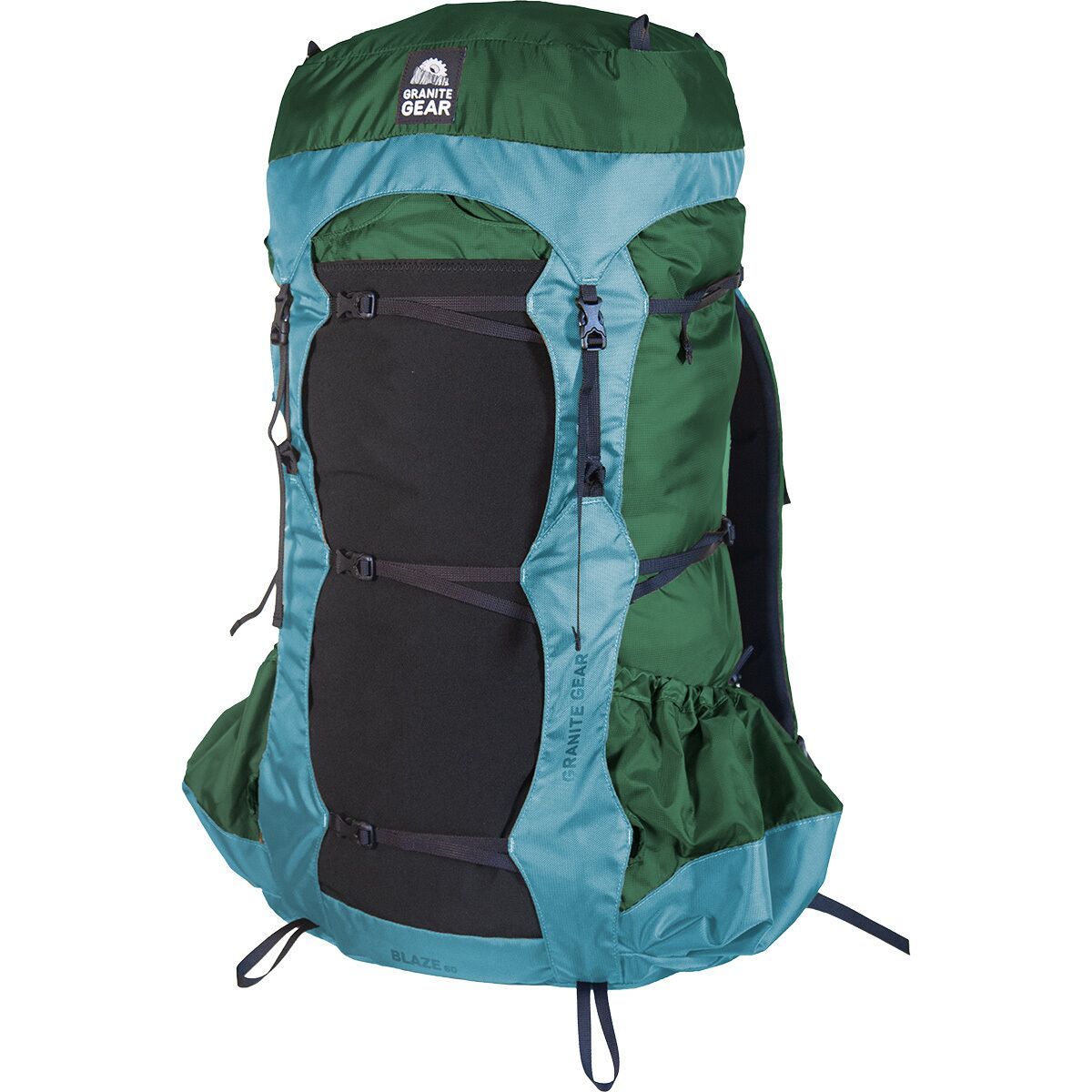 Image of Granite Gear Blaze 60L Backpack Hunter Green/Marina/Black, Regular Torso