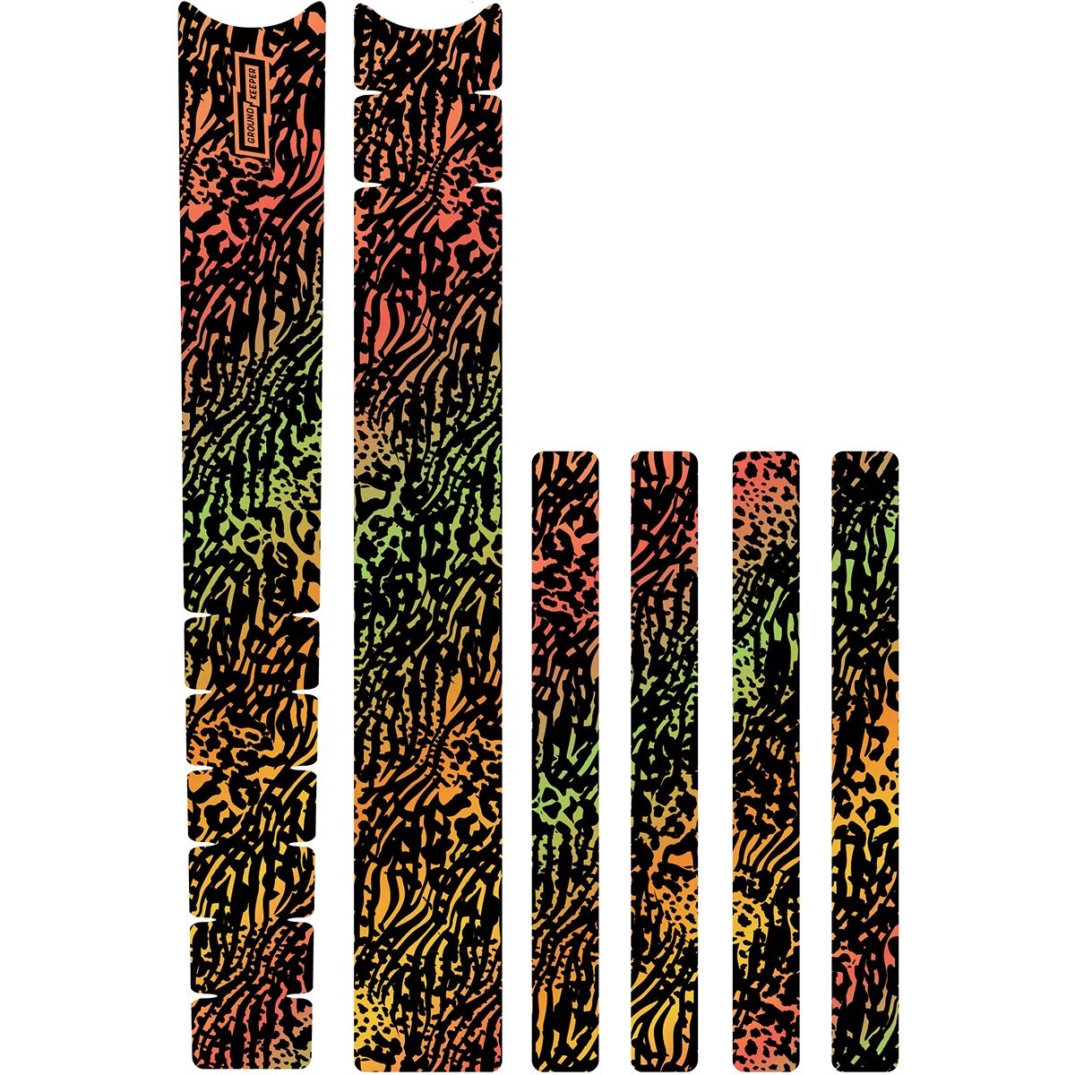 Image of Ground Keeper Frame Keeper Untamed Orange Green Yellow Matte, One Size