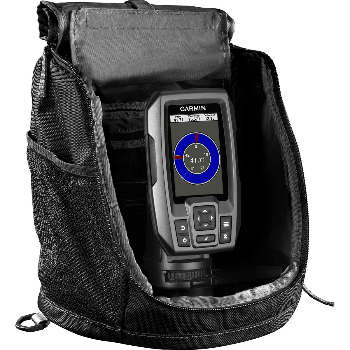 Image of Garmin Striker 4 Portable Bundle Black, 4in Display