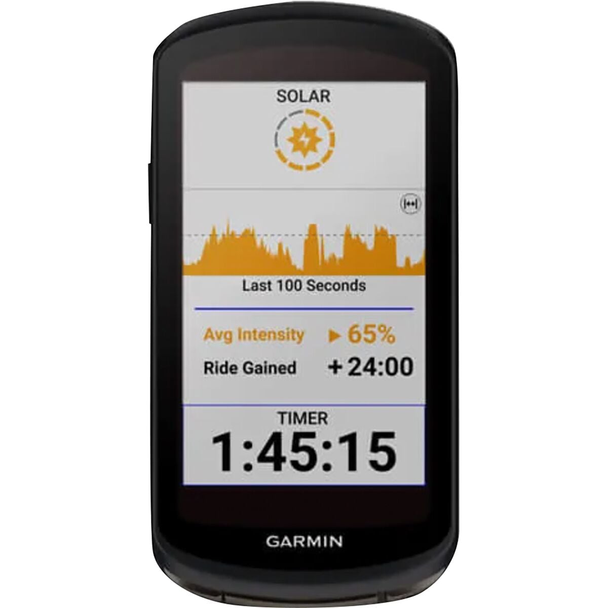 Image of Garmin Edge 1040 Solar GPS Bike Computer Black, One Size