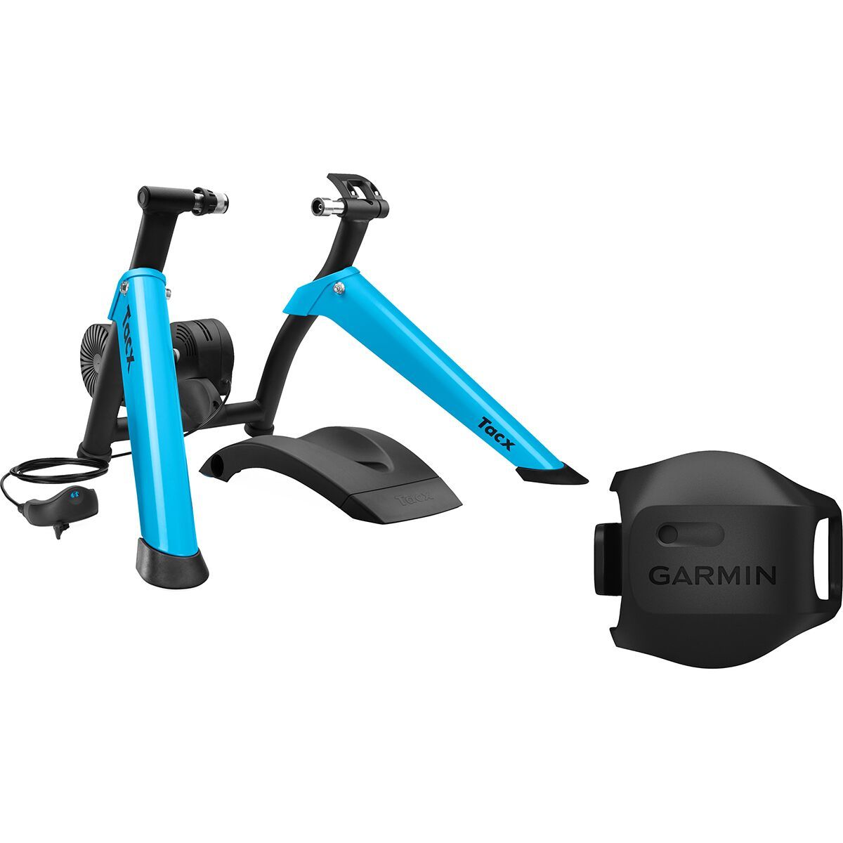 Image of Garmin Tacx Boost Trainer Bundle Black/Blue, One Size