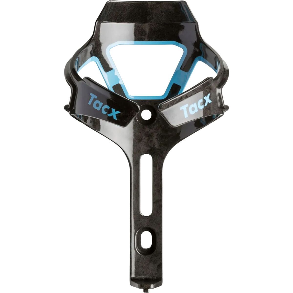 Image of Garmin Tacx Ciro Bottle Cage Glossy Black/Light Blue, One Size