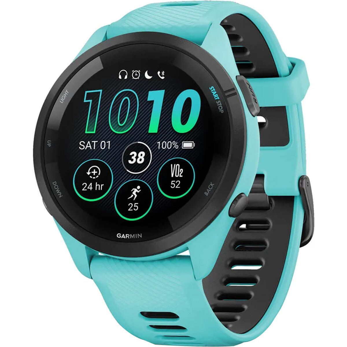 Image of Garmin Forerunner 265 Watch Aqua, One Size