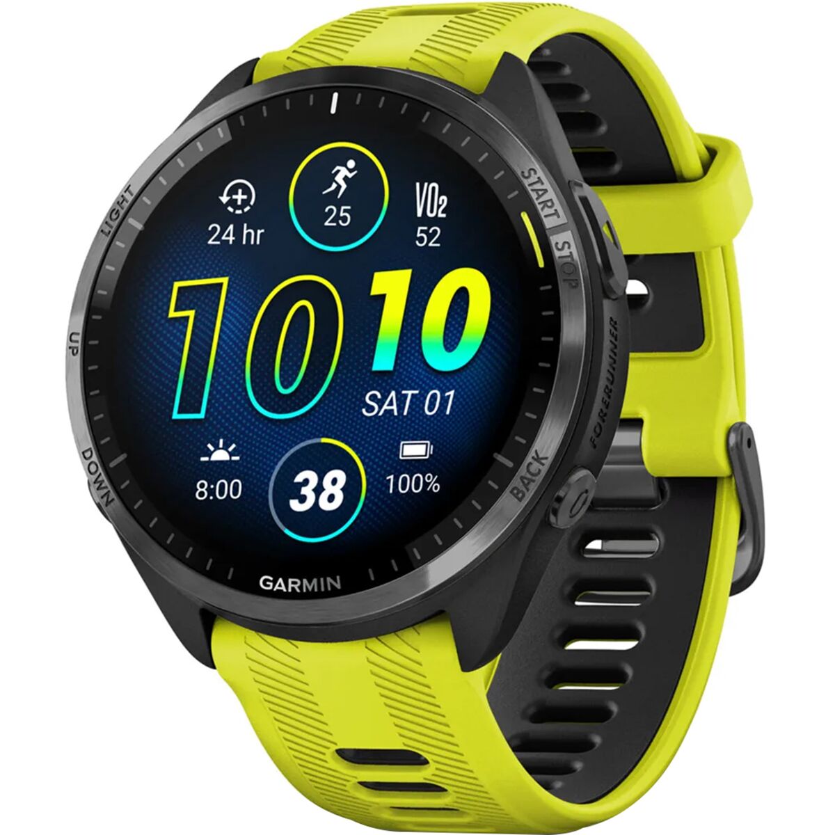 Image of Garmin Forerunner 965 Watch Amp Yellow, One Size
