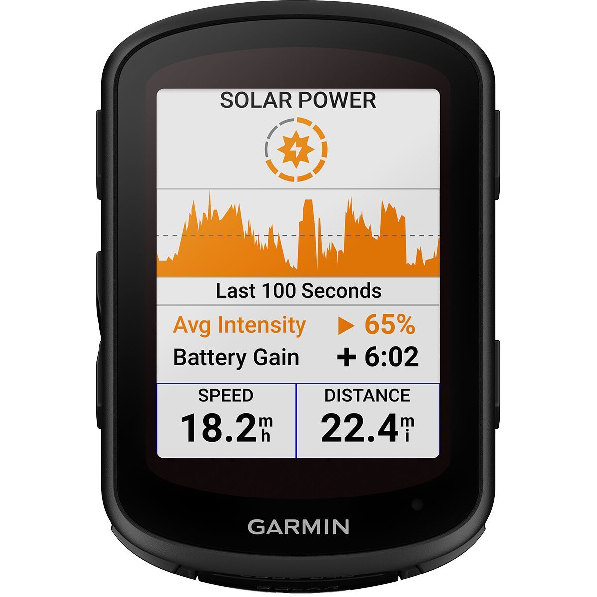 Image of Garmin Edge 840 Solar Bike Computer Black, One Size