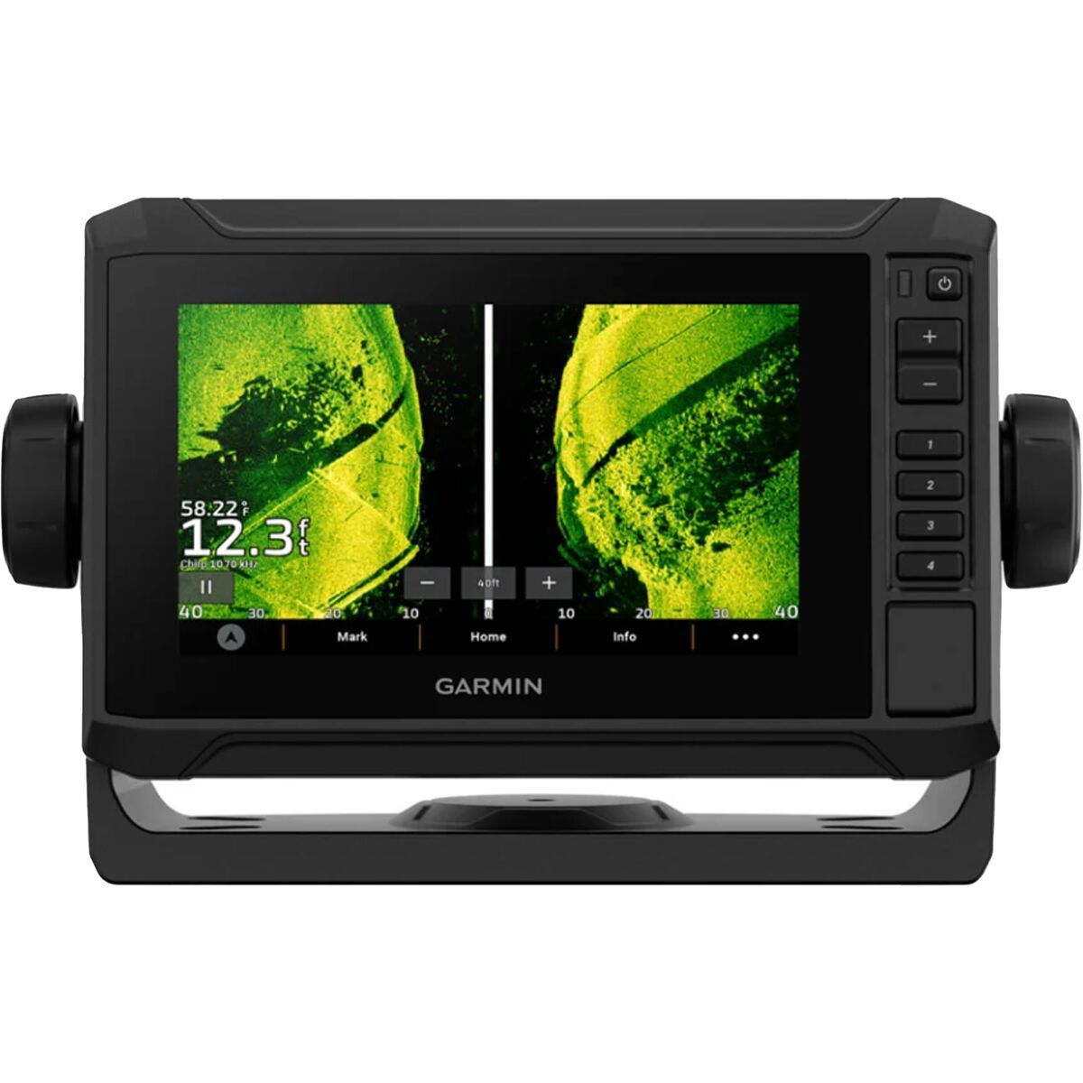 Image of Garmin ECHOMAP UHD2 63sv, US Lakes+Rivers GN+ GT54 xdcr Black, 6in