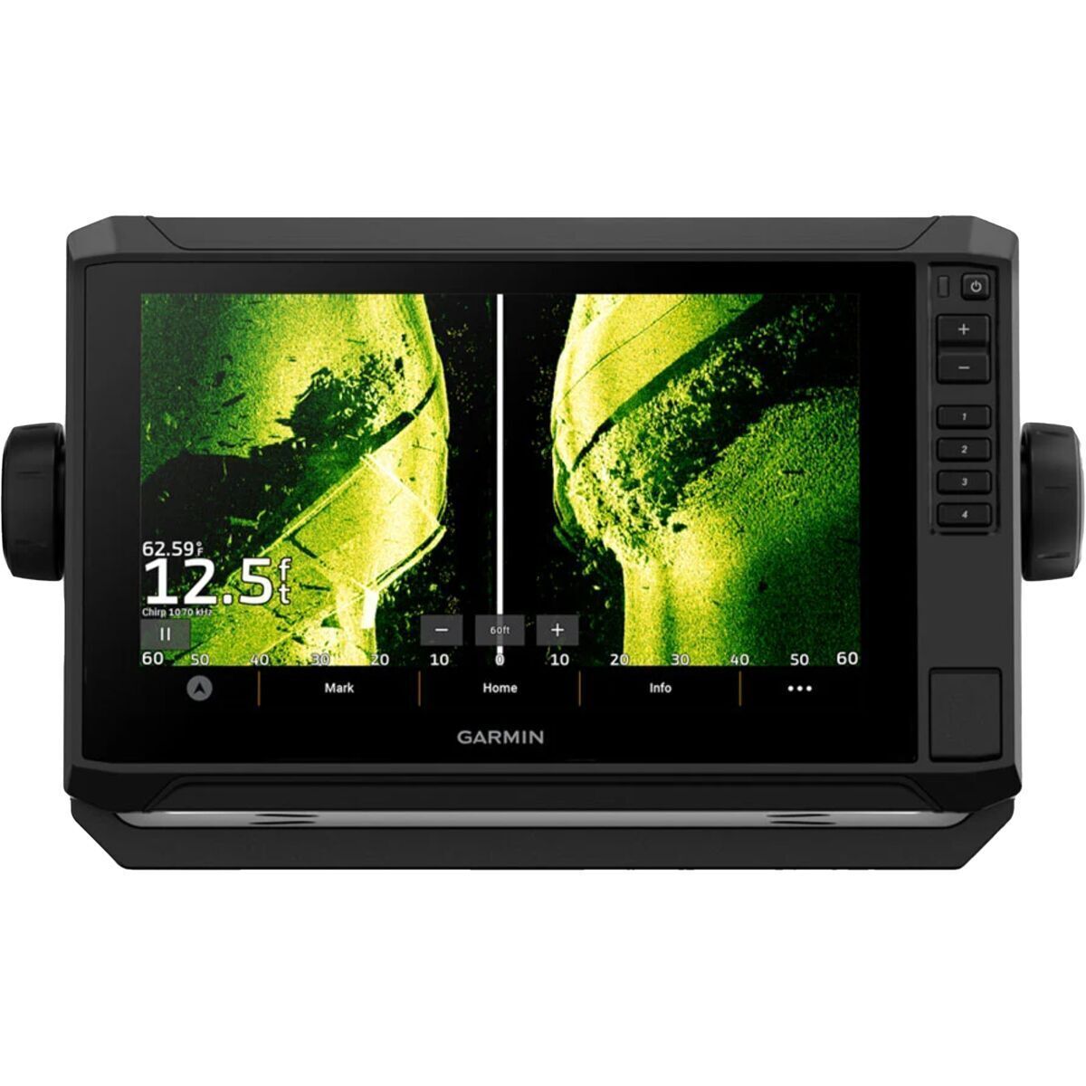 Image of Garmin ECHOMAP UHD2 93sv, US Lakes+Rivers GN+ GT56 xdcr Black, 9in