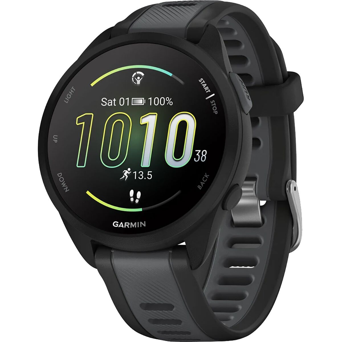 Image of Garmin Forerunner 165 Music Watch Black/Slate Gray, One Size