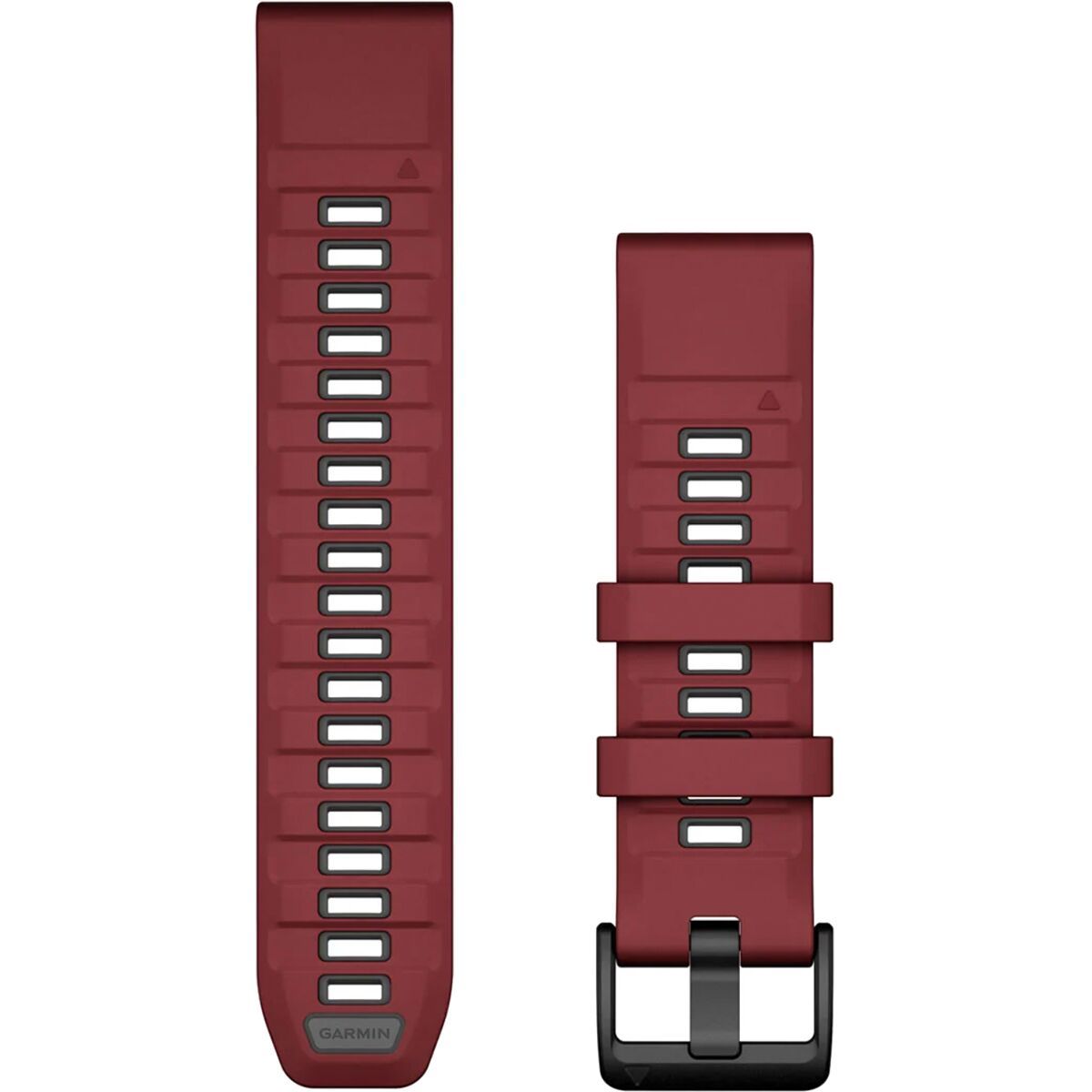 Image of Garmin QuickFit Silicone Sport Watch Band Marsala/Graphite, 22mm