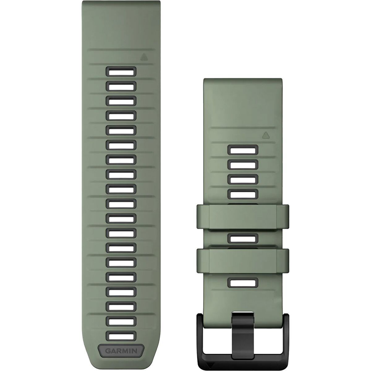 Image of Garmin QuickFit Silicone Sport Watch Band Willow/Graphite Silicone, 26mm