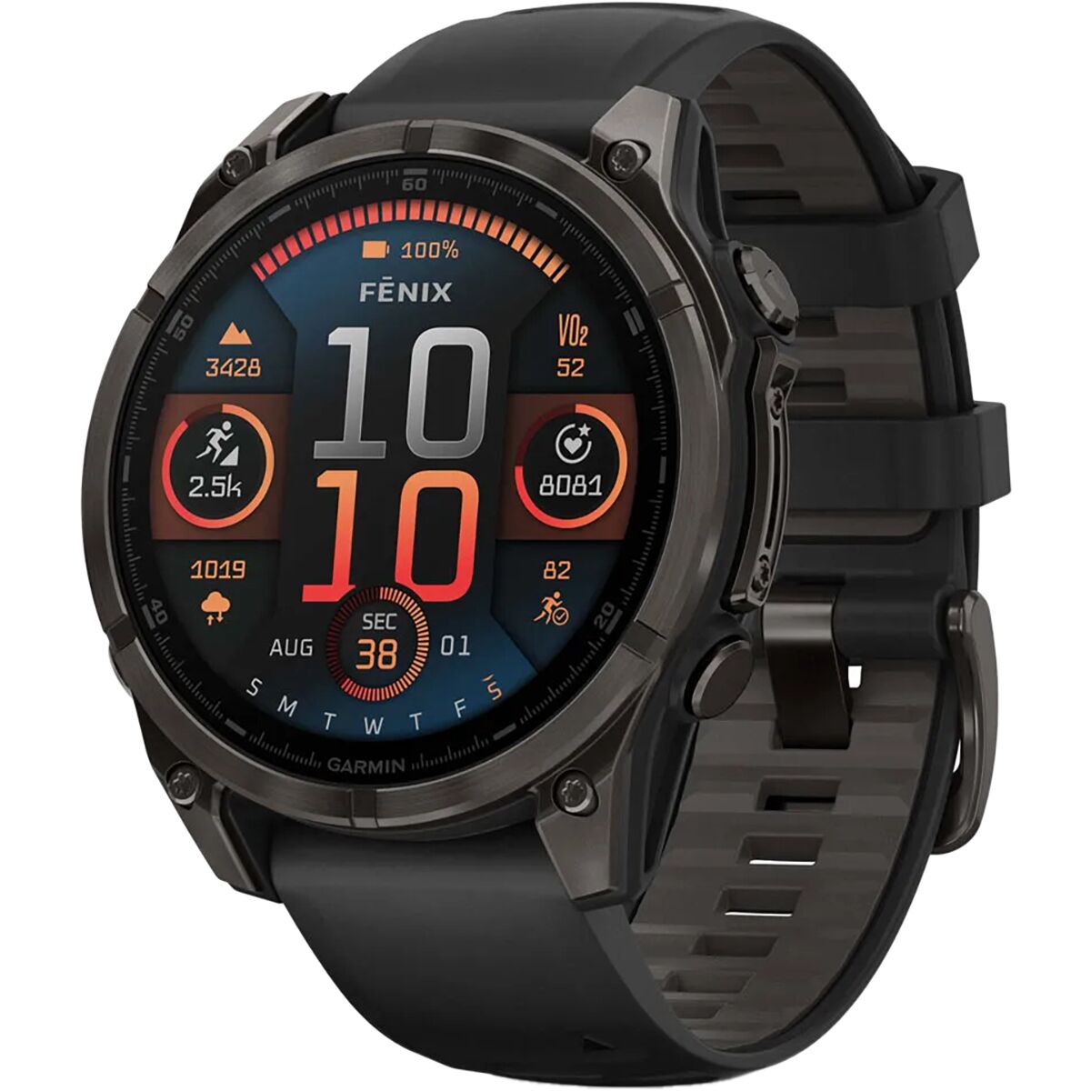 Image of Garmin fenix 8 AMOLED Sapphire Sport Watch , 43mm