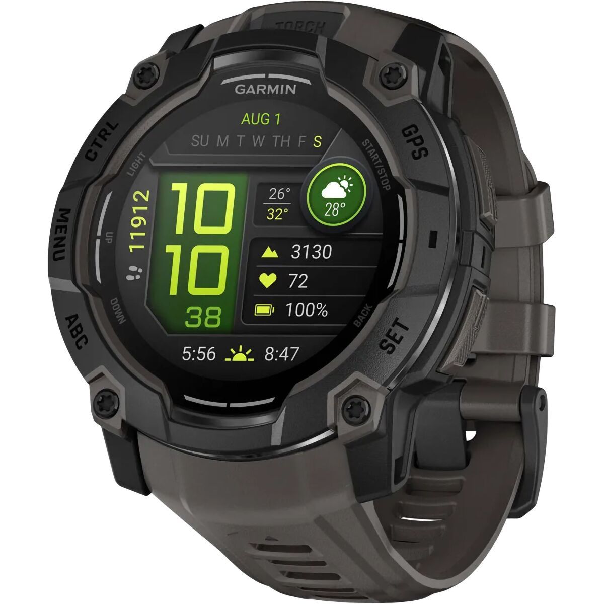 Image of Garmin Instinct 3 AMOLED Sport Watch Black/Charcoal, 50mm
