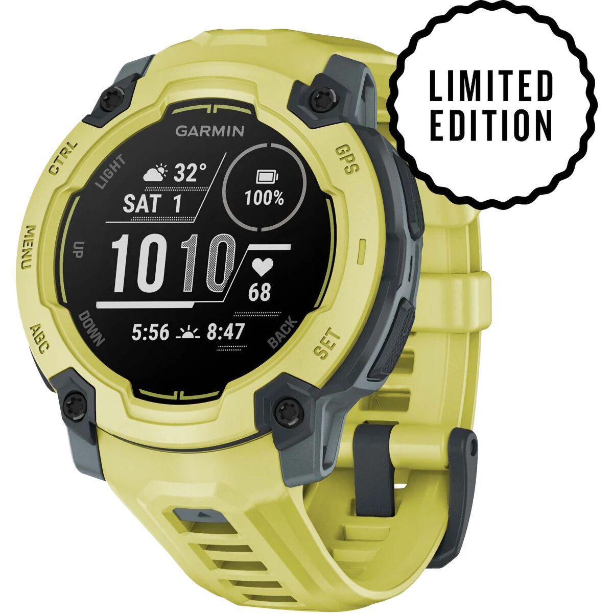 Image of Garmin Instinct E Sport Watch Electric Lime/Electric Lime, 45mm