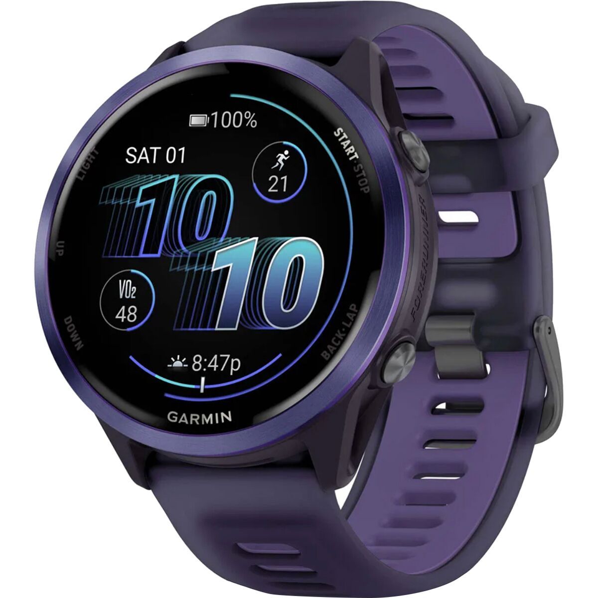 Image of Garmin Forerunner 570 Watch Indigo (Imperial Purple/Indigo Band), 47mm