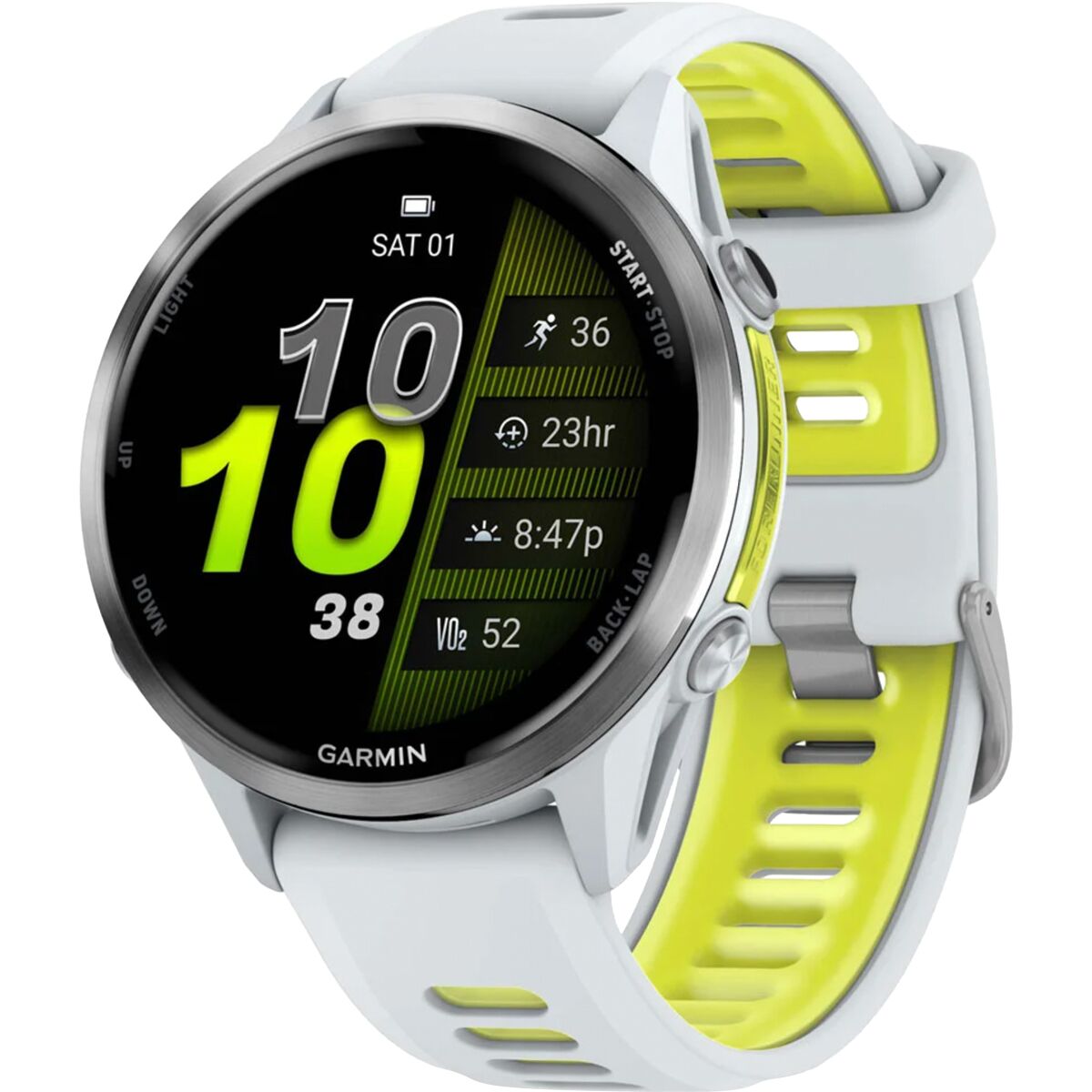 Image of Garmin Forerunner 970 Watch Ti/Whitestone (Whitestone, 47mm