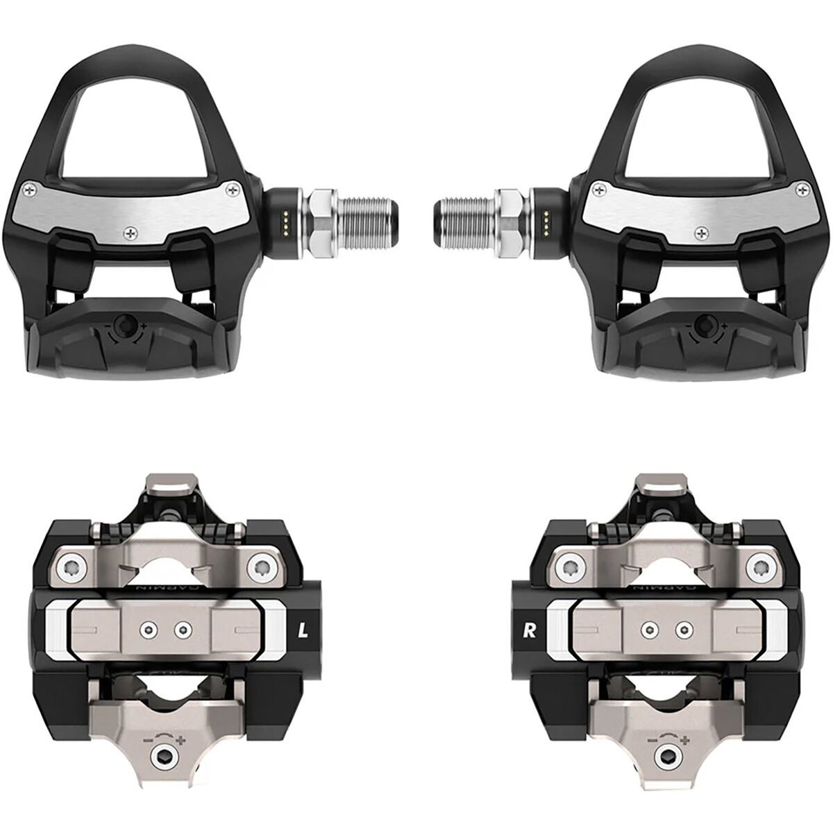 Image of Garmin Rally RK/XC210 Power Clipless Pedals Bundle Black, Dual-Sided