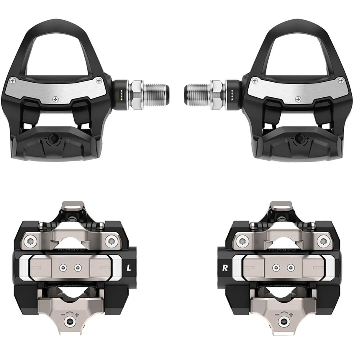 Image of Garmin Rally RK/XC210 Power Clipless Pedals Bundle Black, Dual-Sided
