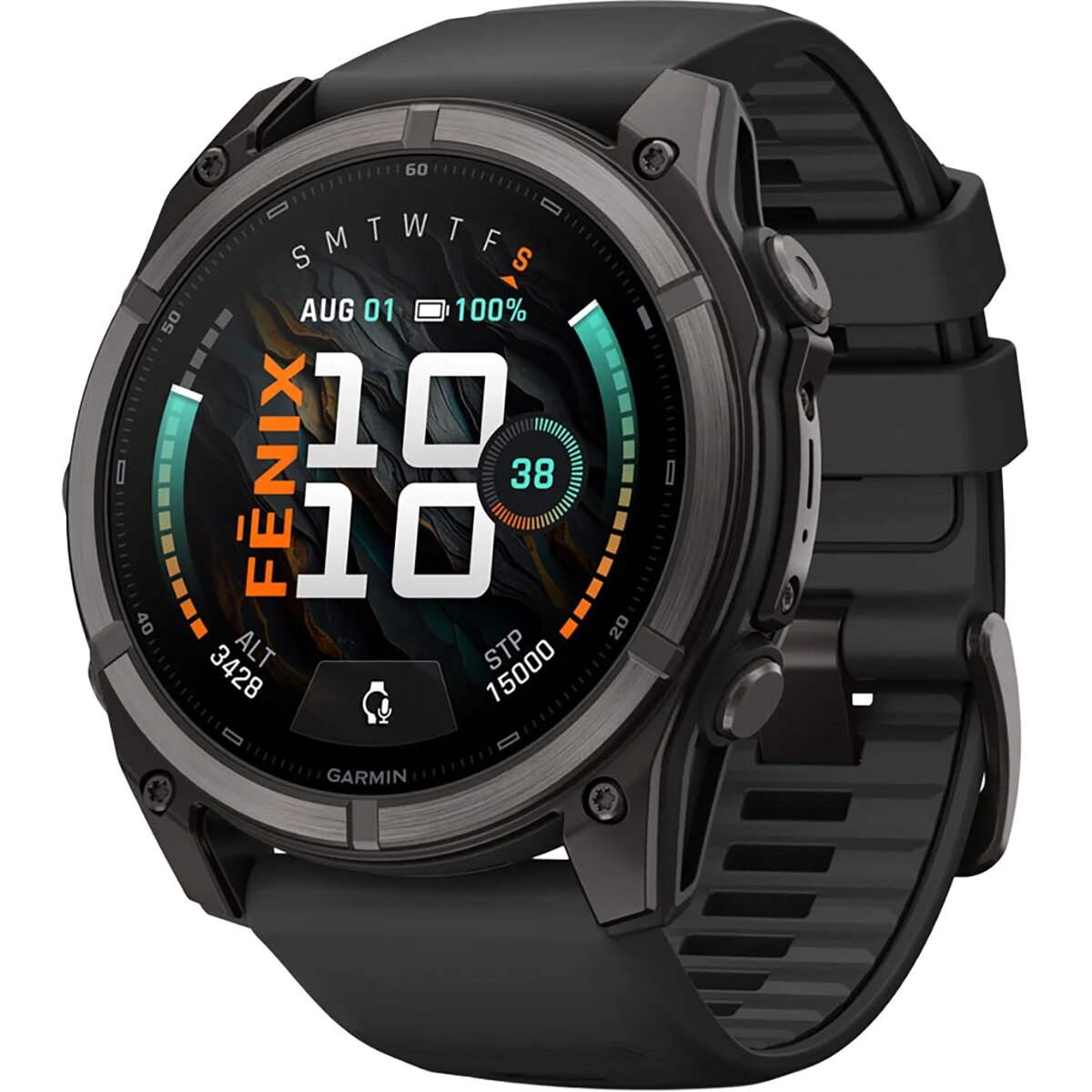 Image of Garmin Fenix 9 Sport Watch Carbon Gray DLC/Black, 47mm