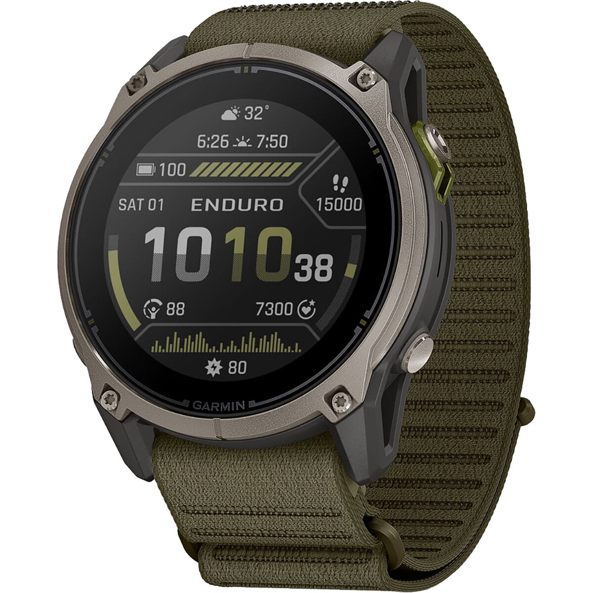 Garmin Garmin Enduro 4 Sport Watch Titanium/Dark Olive, 51mm - $899.99 at Backcountry.com