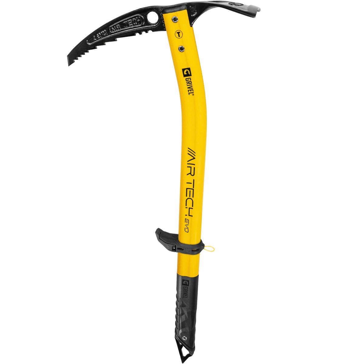 Image of Grivel Air Tech Evo T Ice Axe - Adze + G-Slider Yellow, 48cm