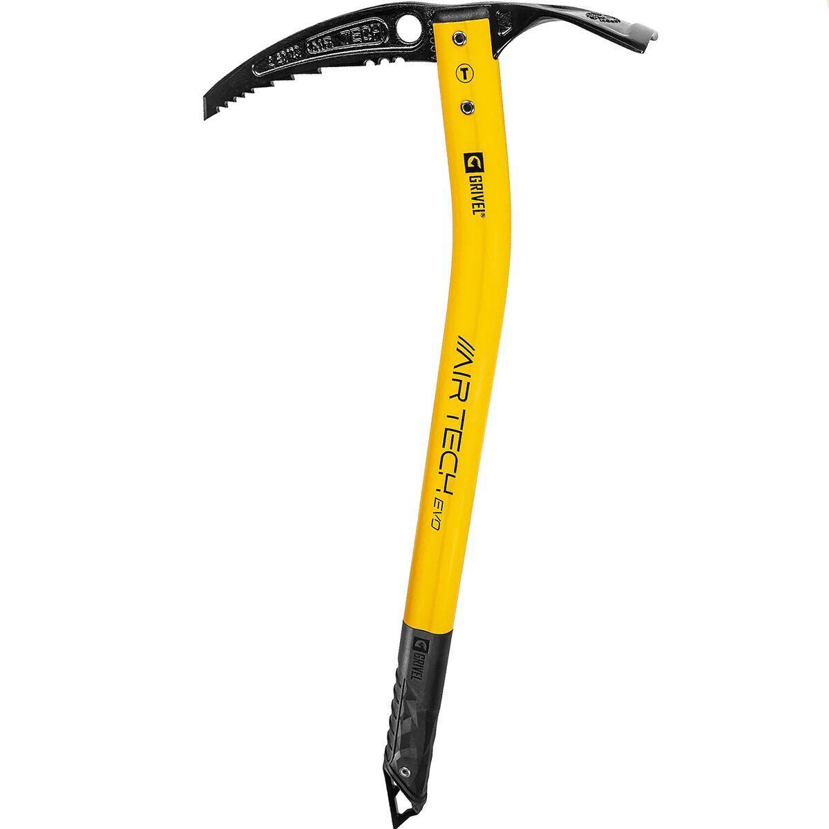 Image of Grivel Air Tech Evo Ice Axe + Long Leash Evo Yellow, 48cm
