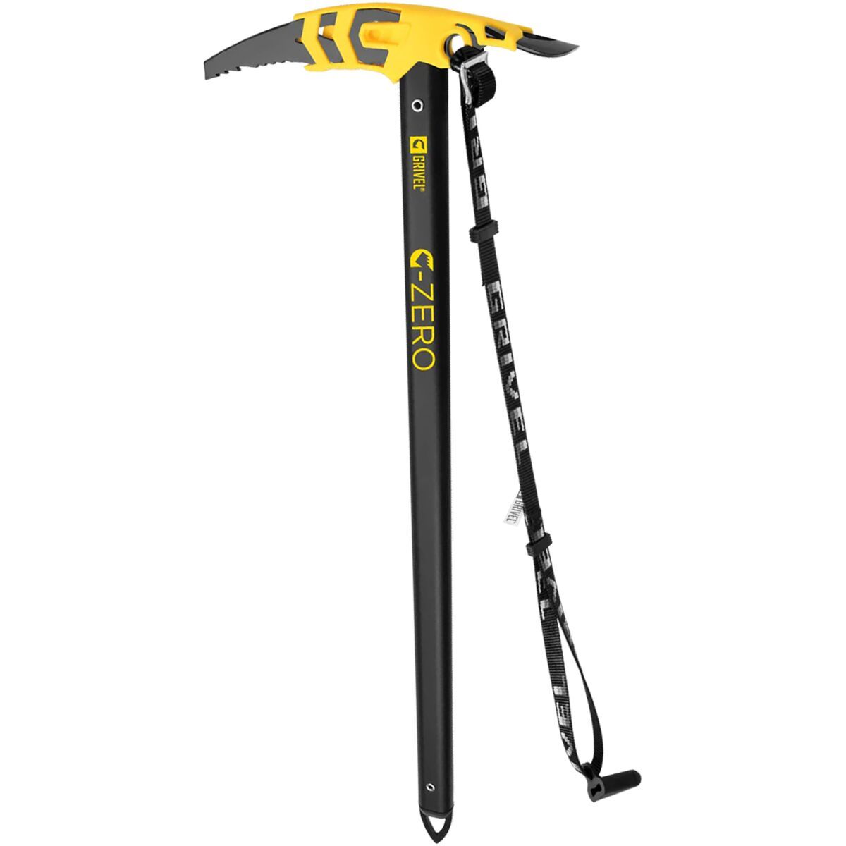 Grivel G Zero Ice Axe + Long Evo Black, 58cm