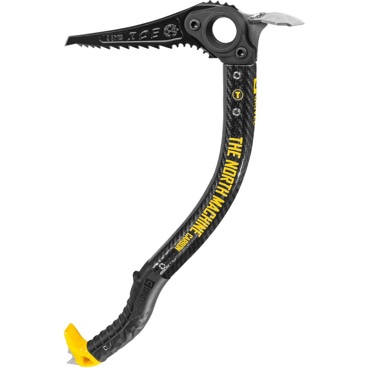 Image of Grivel North Machine Carbon Ice Tool Black, Ice & Adze Vario