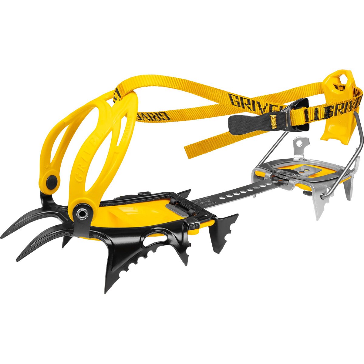 Image of Grivel Air Tech Hybrid Evo Crampon Black/Silver, Dual-Matic