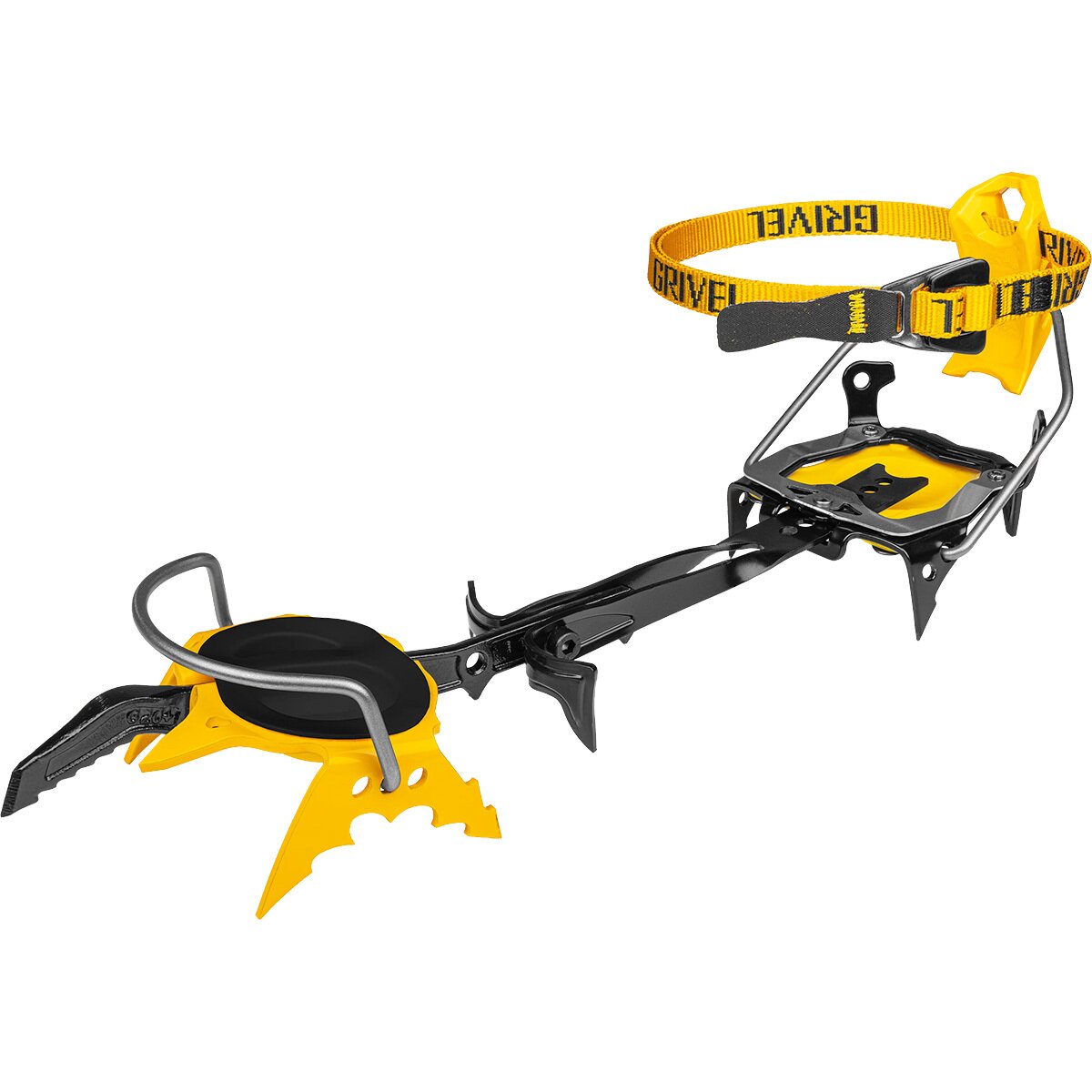 Image of Grivel G20 Plus LT Crampon Silver/Yellow, Cramp-O-Matic