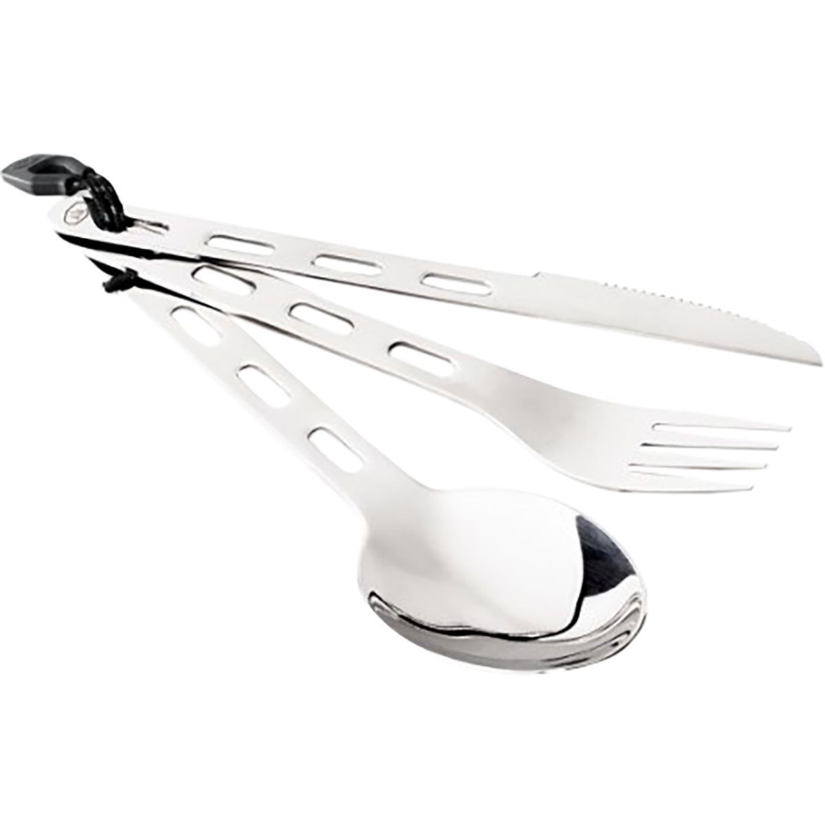 Image of GSI Outdoors Glacier Stainless Ring Cutlery - 3 Piece Brushed, One Size