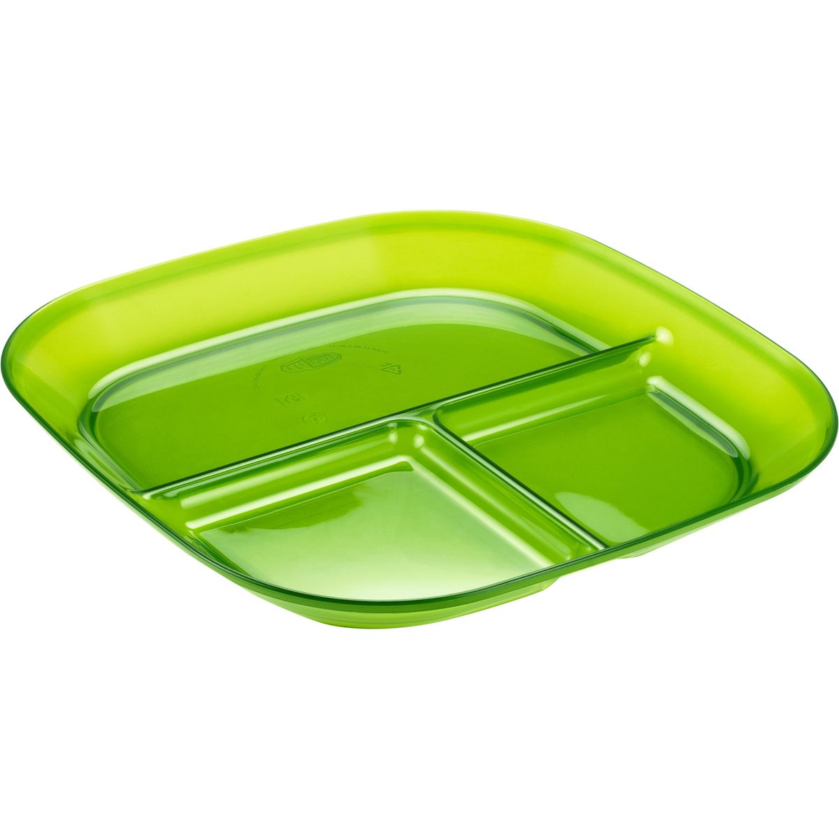 GSI Outdoors GSI Outdoors Infinity Divided Plate Green, One Size