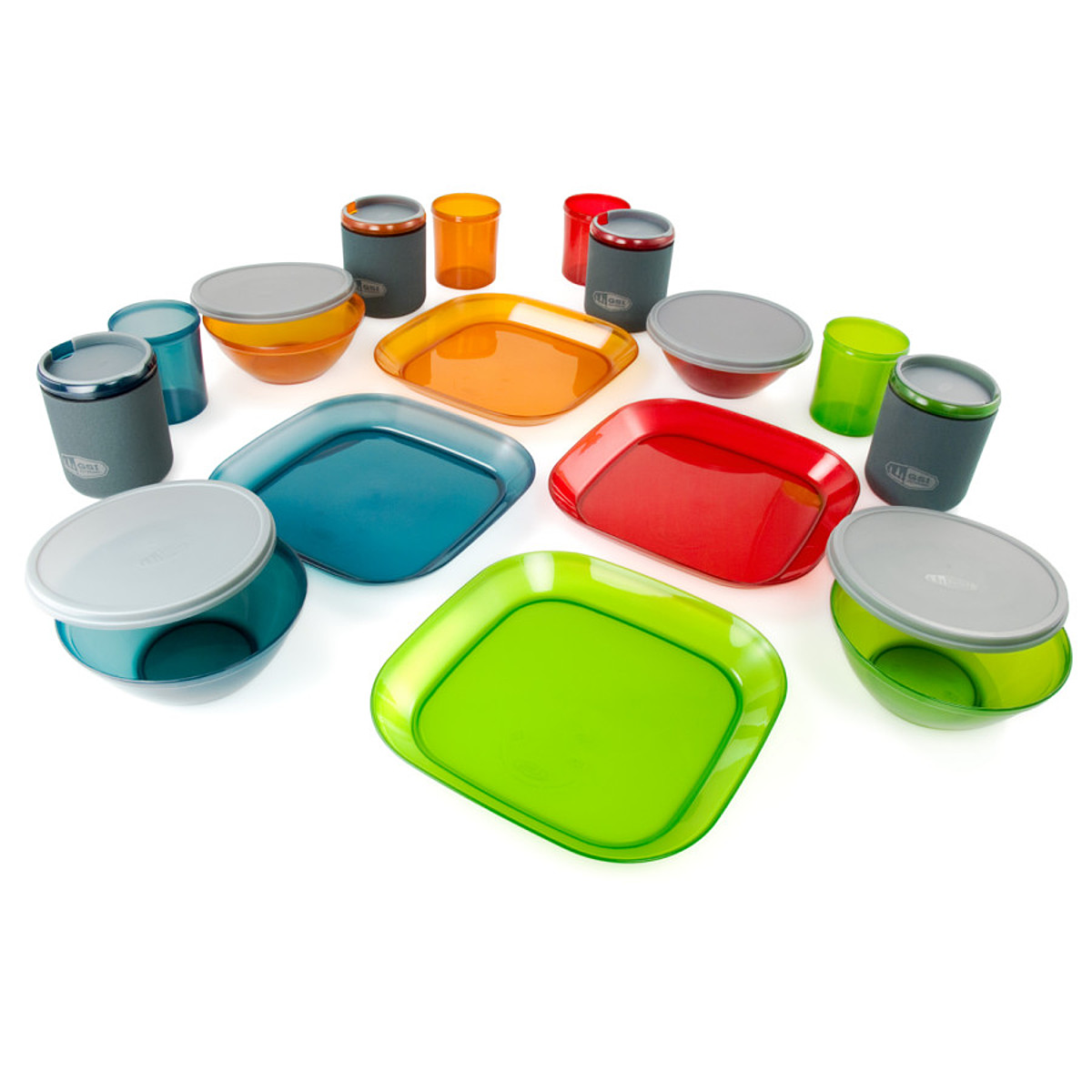 GSI Outdoors GSI Outdoors Infinity Deluxe Tableset - 4 Person Multicolor, One Size